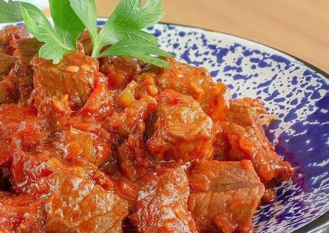 soslu lokum kuşbaşı